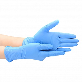 Перчатки нитриловые Deltagrip Ultra LS синие